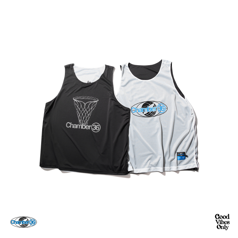 Goodvibesonly Good Vibes First "Chamber 36" Xh55 Collaboration Sports Reversible Vest Goodvibesonly Good Vibes First "Chamber 36" Xh55 Collaboration Sports Reversible Vest