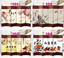 Partition master bedroom company Chinese restaurant hollow clinic shelter Chinese solid wood screen partition bedroom economy