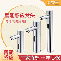 Fully automatic intelligent induction faucet single cold water induction faucet household hot and cold induction hand wash