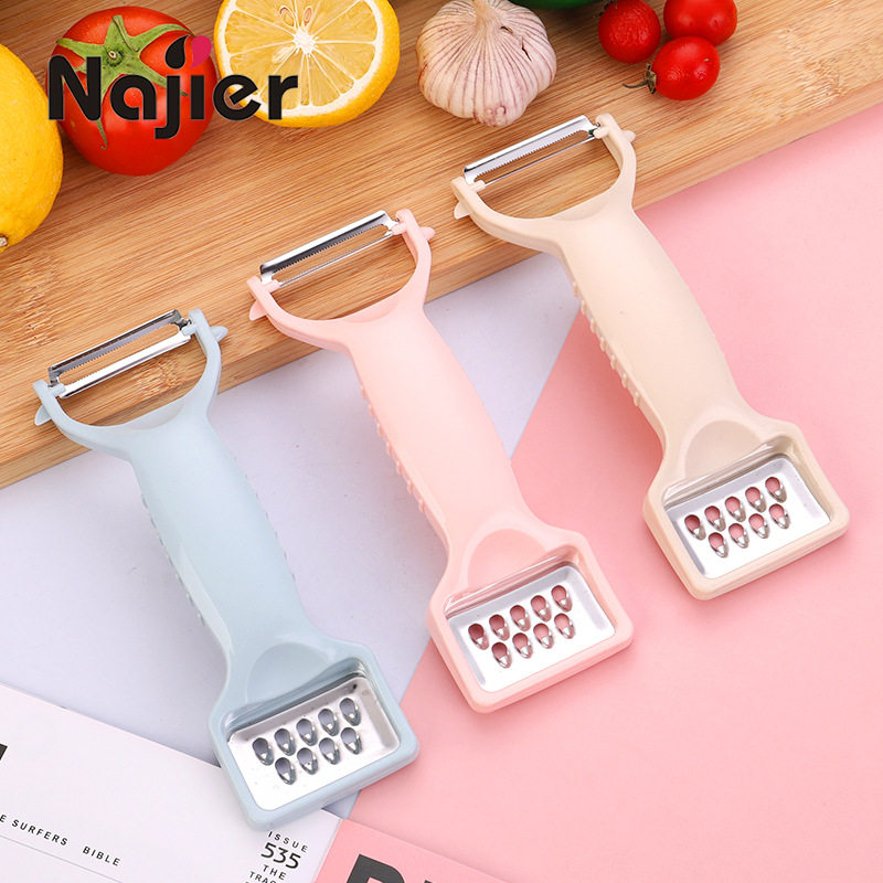 Peeling knife dual-use household multi-function double-head peeler grater fruit knife apple scraper kitchen artifact