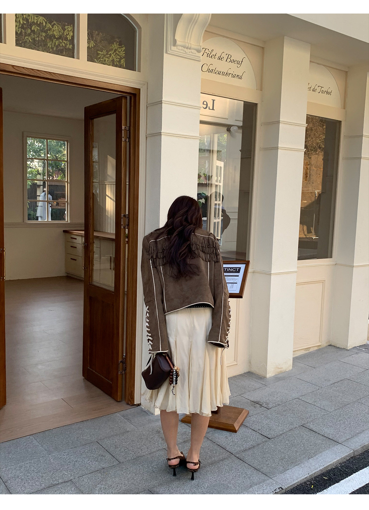 马儿MAR Элегантная А-силуэтная юбка средней длины из смесового тенселя с пышным подолом для женщин