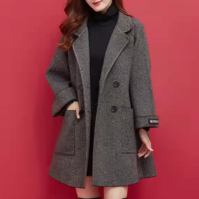 New Autumn and Winter Belted Cashmere Woolen Coat for Women, Double-Sided Woolen Coat, Mid-Length, Plus Size 100kg Wool Suit New Autumn and Winter Belted Cashmere Woolen Coat for Women, Double-Sided Woolen Coat, Mid-Length, Plus Size 100kg Wool Suit