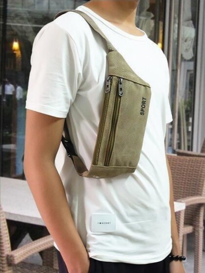 腰包男士干活工地放手机包套袋跨腰多功能休闲轻便腰带运动户外