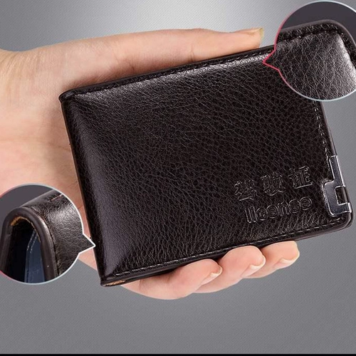 Мужской чехол для водительских прав, вместительный и большой маленький бумажник, картхолдер