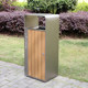 Outdoor stainless steel garbage can yard garbage bin