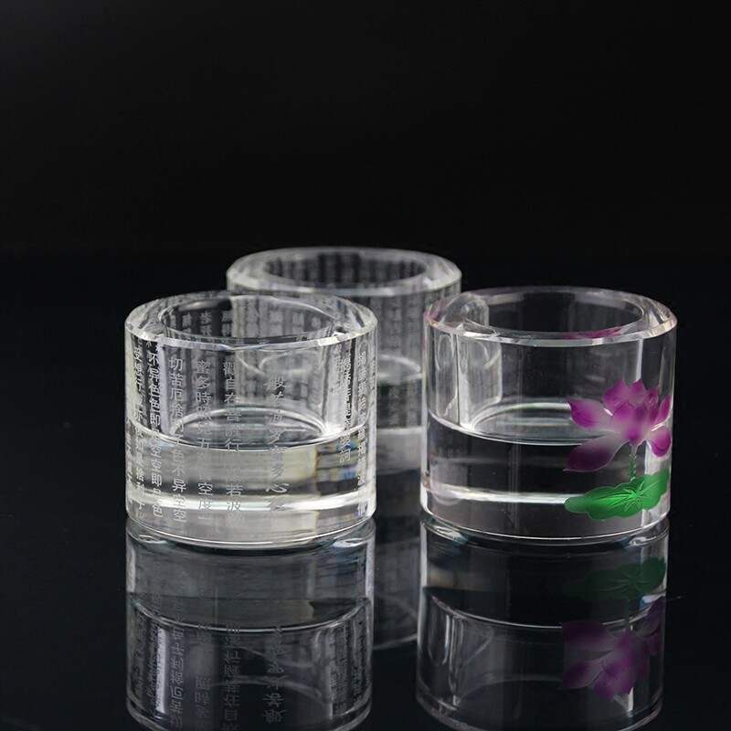 Crisp Oil Lamp Holder Crystal Lotus Hearts Via Great Tragically Mantra For Buddha Lamp Holder Windproof Retro Wax Candle Holder Lamp Base Pendulum