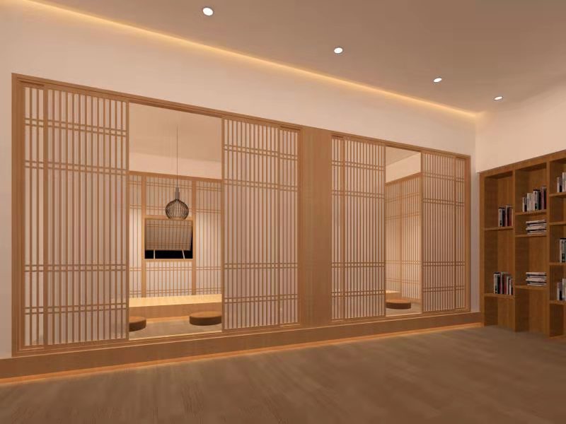 Full house Custom and room Ramen day style tatami door Door Solid door Real wood door Folding Doors Barn Door