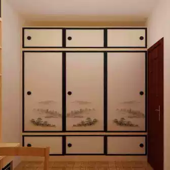 Custom tatami Fussma door wardrobe door Japanese-style door sliding door partition lattice door painted cabinet door