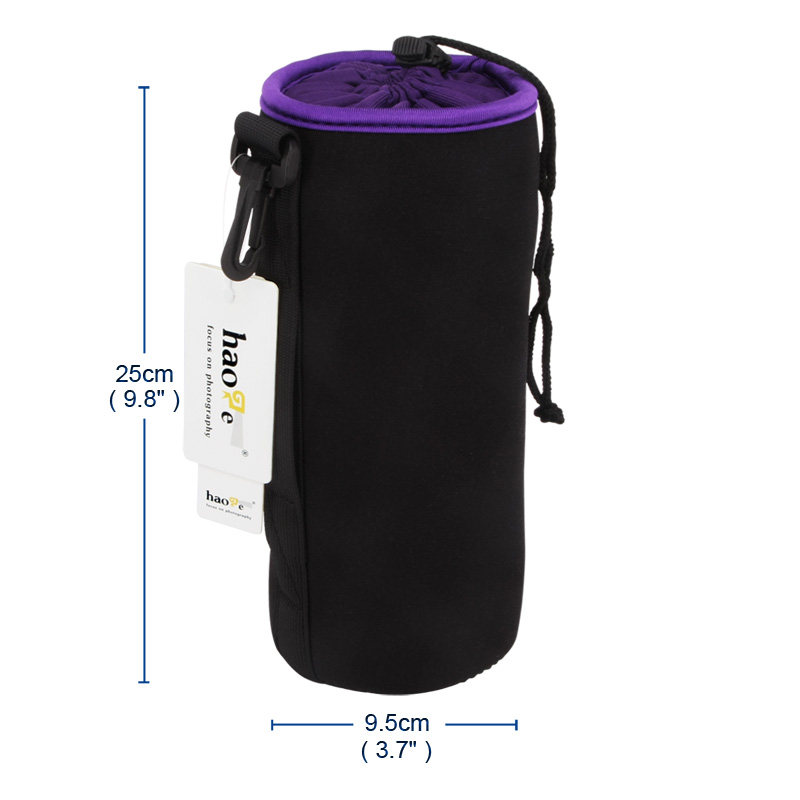 Brand new lens bag Nikon lens barrel belt bag SLR camera storage bag Canon protective case lens barrel bag