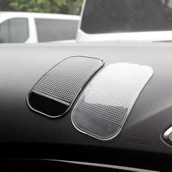 Car Anti-Slip Mat for Dashboard, High-Temperature Resistant, for Holding Phones, Car Perfume, and Silicone Adhesive Ornaments