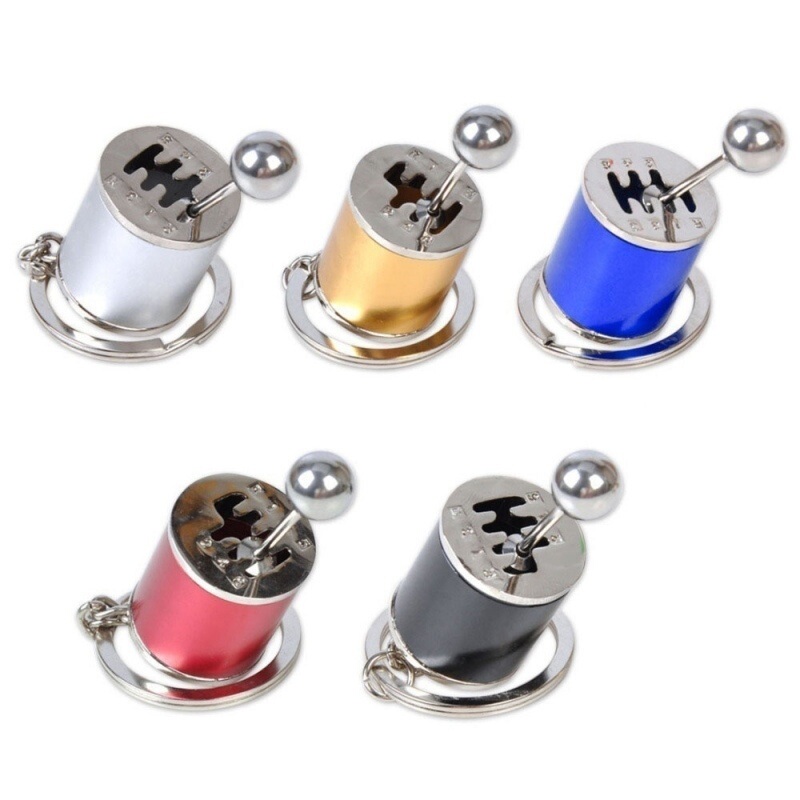 Gear Shift Knob Manual Transmission Keychain Modified Hellaflush Racing Gear Shifter Driving Test Passing Gift