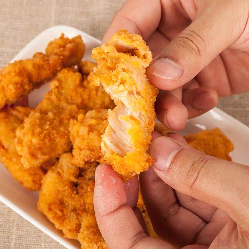 Lixin Original Taste Han Style Fried Chicken 10kg semi-finished frozen instant food without bony chicken nuggets crisp commercial halal