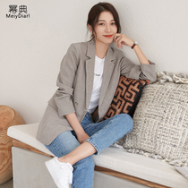 Casual blazer women Korean version of loose 2021 new spring and autumn fashion temperament ladies short suit top