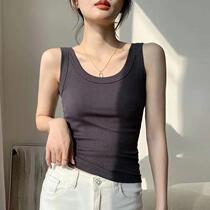 2023 Zhujijing explosion Modall cotton hanging vest woman wearing a summer thread outer wearing the undershirt