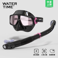 Розовый импортный силиконовый комплект, накладки на углы, объектив, дыхательная трубочка