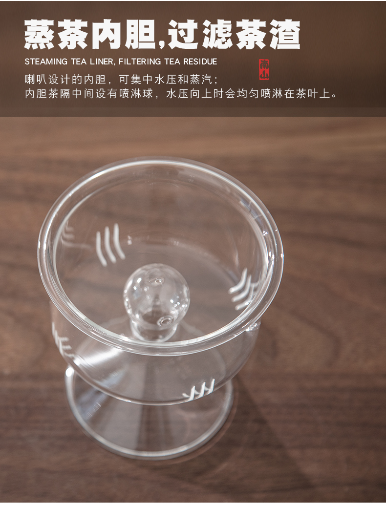 Mr Nan shan fault from TaoLu glass boiled tea machine suits for steaming kettle puer tea flower pot the teapot