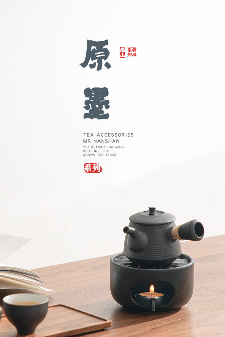 Mr Nan shan the original ink temperature tea stove suit warm tea ware ceramic home warm tea stove heating insulation based base