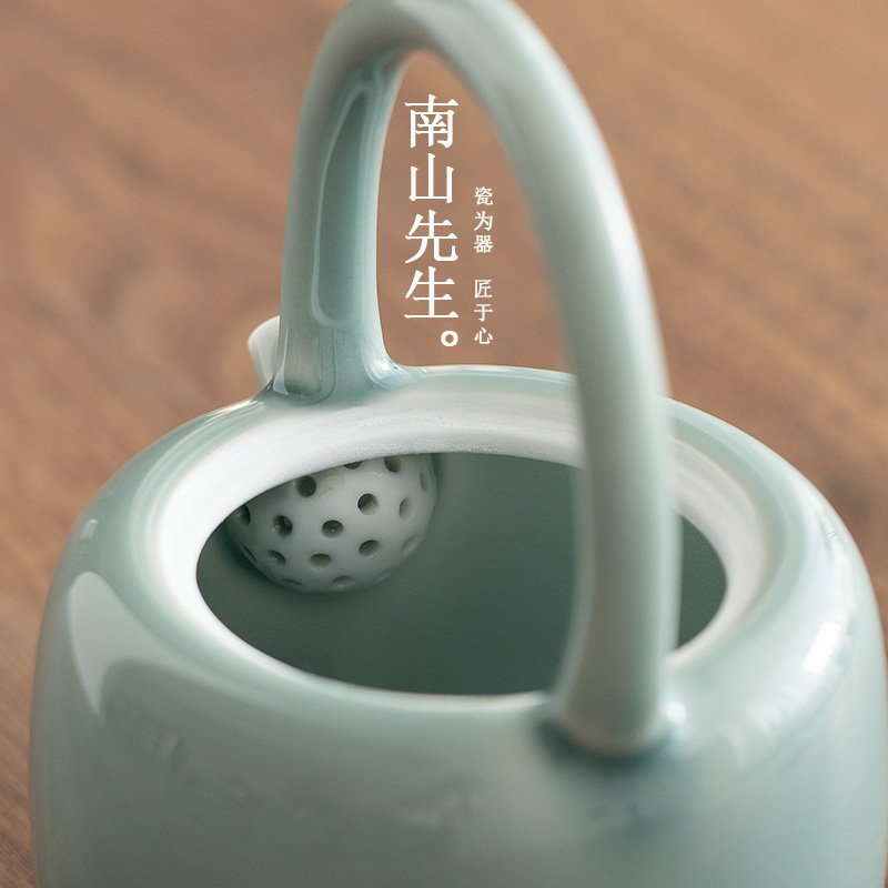 Mr Nan shan first qingshan household teapot single girder pot pot of belt filter ceramic kung fu tea set with parts