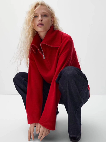 Осенняя футболка polo, трикотажный свитер для отдыха