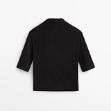 Женская одежда MD женская одежда 2023 Лето Новый маленький ветер, комфортный ватный ватный, смешанный вязаный свитер 05659536712