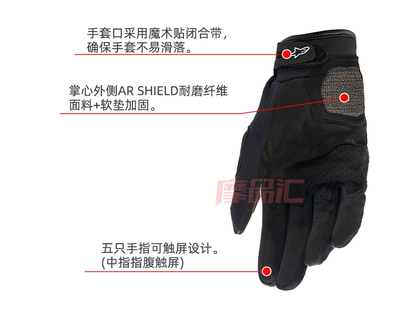 Găng tay đi xe máy mùa hè a-star Găng tay địa hình chống rơi MEGAWATT V2 Thiết bị đi xe máy mùa xuân hè dành cho nam gang tay đi phượt găng tay nam nữ hở hai ngón