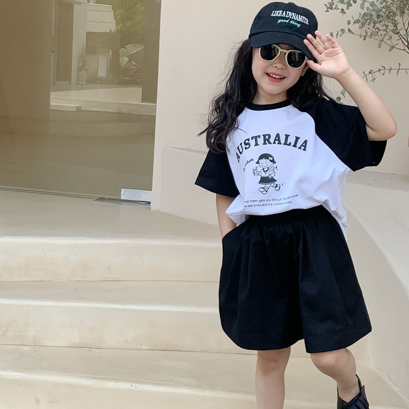 Mother-child wearing pants in summer cotton Korea edition loose lean air and girl shorts in children's shorts