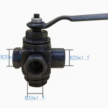 High temperature and high pressure three-way plug valve