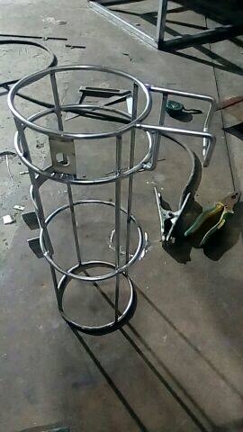 Stainless steel shelves to map the sample to be customized