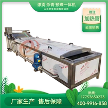 Large Pasteurized Wire Commercial Acid Shoots Material Bag Kill Fungus Machine Rape Mushrooms Bean Corner Vegetable Drift Blanching Water-Removing Machine