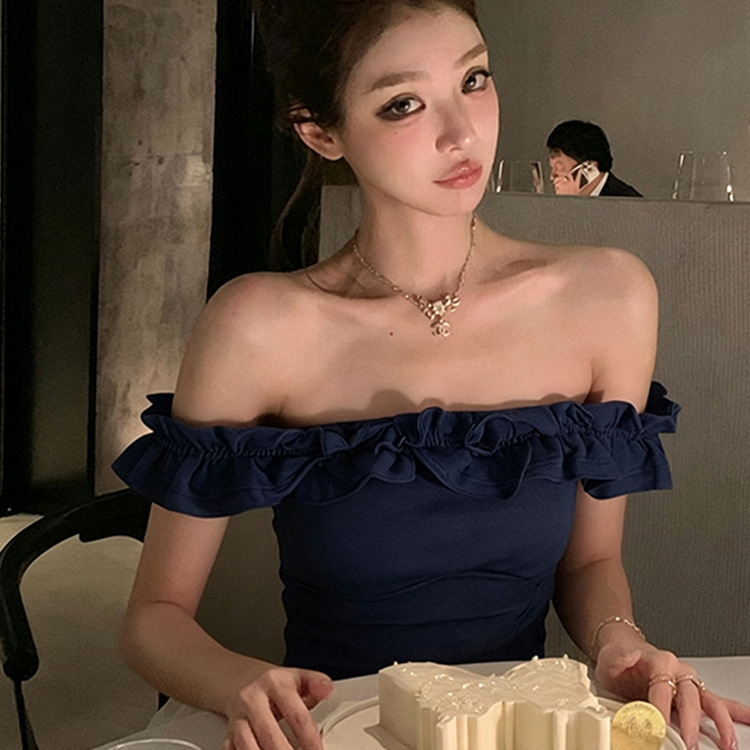 Pusuyode Lace Off-Shoulder Vest for Women, Summer New Style, Elegant Mature Look, Slim Fit, Waist-Cinching, Sleeveless Top Pusuyode Lace Off-Shoulder Vest for Women, Summer New Style, Elegant Mature Look, Slim Fit, Waist-Cinching, Sleeveless Top