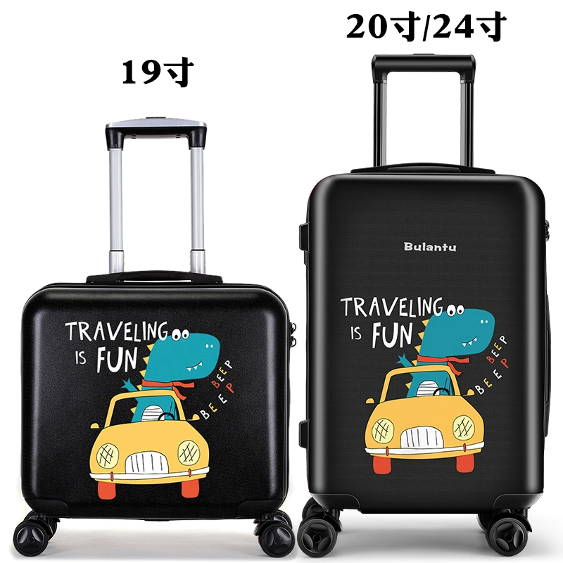 Cám thỏ con va li xe đẩy nữ 20 inch công chúa caster sinh viên du lịch nội trú người đàn ông phim hoạt hình kéo hộp vali kéo cao cấp