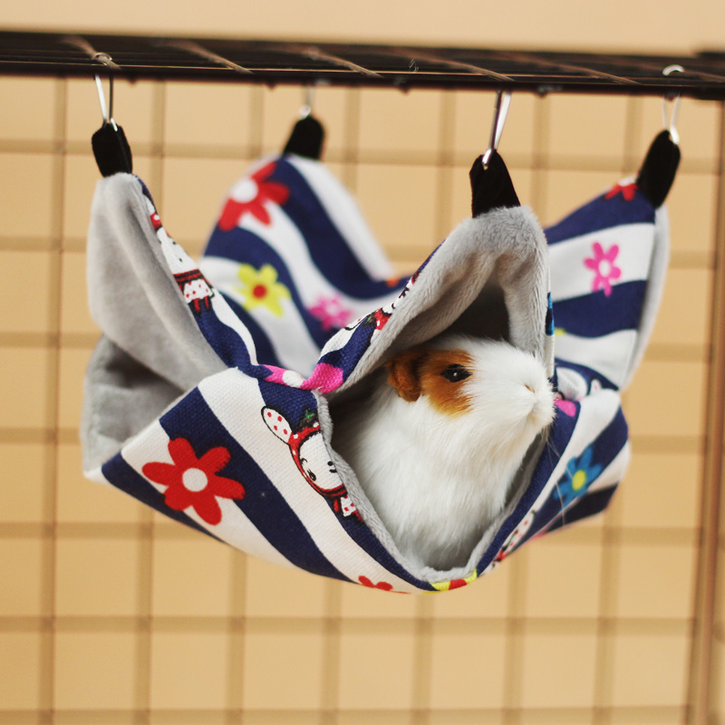 Squirrel hammock chinchilla guinea pig sleeping bag devil golden nectar bag glider sleeping bag hammock can be used on both sides of the four seasons hammock