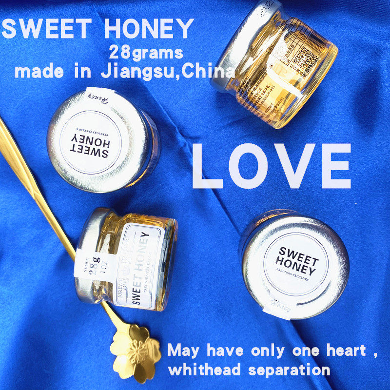 Festive Accompaniment Courtesy Flowers Source Honey Workshop Treasure Full Moon Birthday Wedding Small Bottle Canned 28g Dried Tree Honey Fruit Jam Conserved