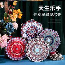 Tambourine Kindergarten Teacher Baby Uses Childrens Internet Celebrity Uyghur Hand Clapping Drum Dance Prop Ring Dunhuang Percussion Instrument