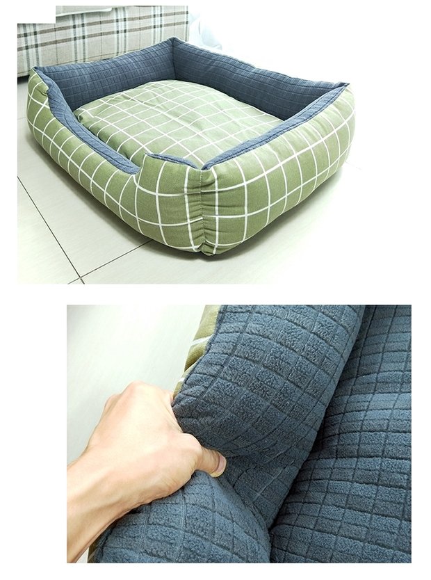 Chó kennel có thể tháo rời và giặt được bốn mùa mèo phổ thông nhỏ vừa chó lớn Teddy lông vàng mùa đông tổ ấm thú cưng - Cat / Dog hàng ngày Neccessities 	bát ăn đôi cho mèo	