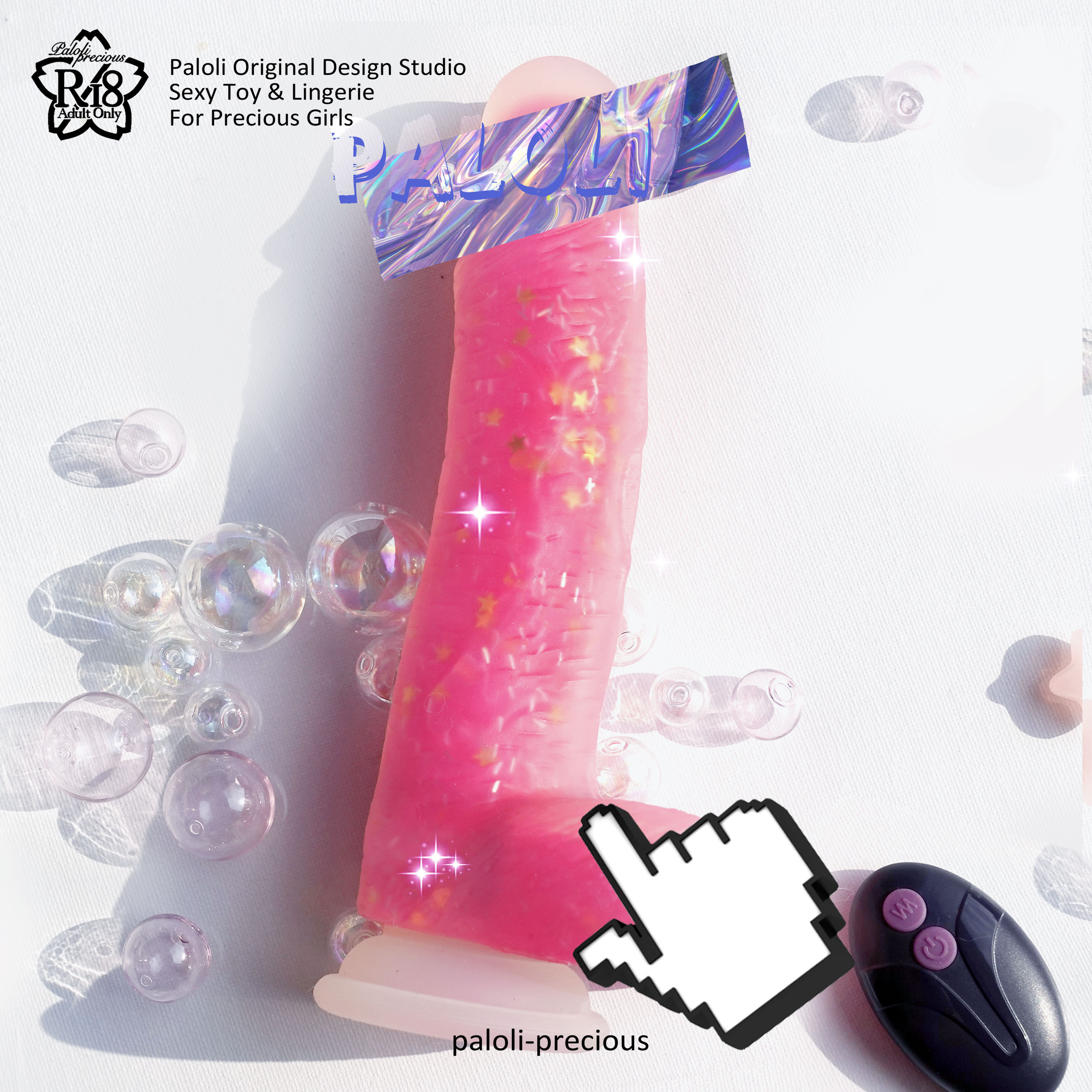 Love Lie's treasure ice leather rocking stars Electric remote control Vibration Tintin Liquid Silicone Q Pop-up