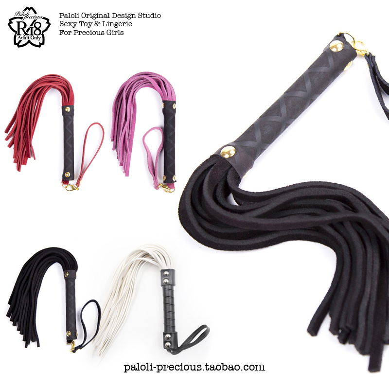'Sweet Punishment' Ellie's Leather Whip Small Leather Whip Sexy Whip SM