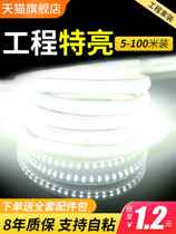 Led lamp with 220v Living room Home ceiling Self-adhesive soft light Bar Outdoor waterproof ultra-bright embedded in linear lamp with strip