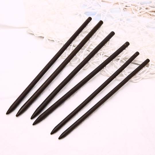 木制木簪棍  diy手工制作古风简约古典头饰发饰饰品材料簪杆棍