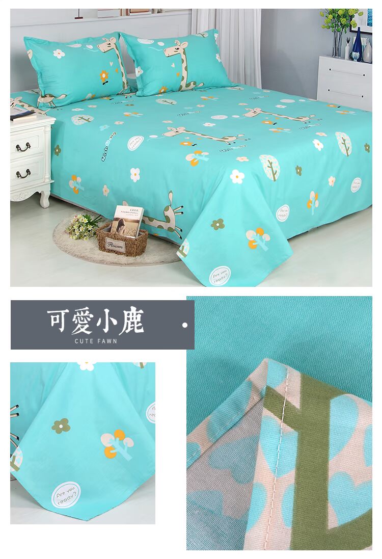 100% cotton là đơn 1,5 m 1,8 m 2,0 m mềm mại và thoải mái ký túc xá sinh viên thảm giường ngủ