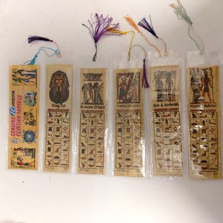 In stock, egyptian bookmarks, printed papyrus paintings, a set of 10 sheets, direct purchase from egypt, large bookmarks