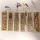 In stock, Egyptian bookmarks, printed papyrus paintings, a set of 10 sheets, direct purchase from Egypt, large bookmarks