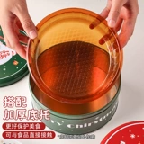 Компактная подарочная коробка, жестяная коробка, со снежинками