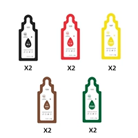 5 цветовых наборов, 10 упаковок