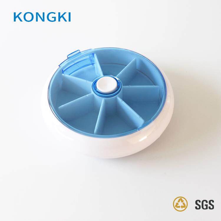 Small three - like missionary tool health seven - grade rotary pill box 7 days a week