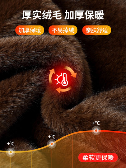 Papas Winter-Daunenjacke, herausnehmbares Innenfutter für Männer mittleren und älteren Alters, dazu Samt und verdickte kältebeständige Kleidung, Opas warme Jacke