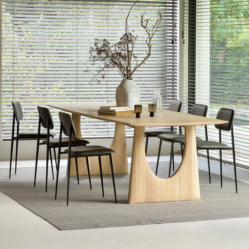 Nordic solid wood Silence Wind Conference Table Creative Designer Long Table Rectangular Personality Desk Desk Desk