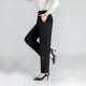 Add fat and enlarge mom's pants, plus velvet and thicken, autumn and winter new large size loose 200Jin [Jin equals 0.5kg] middle-aged and elderly women's pants