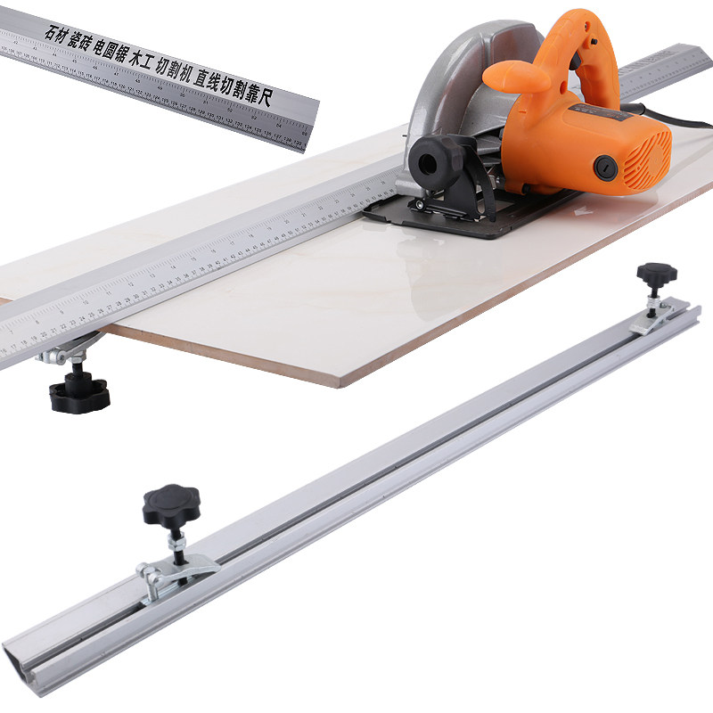 Multifunction cloud stone machine cutting machine round saw machine hand electric carpentry disc saw flip-saw leaning against mountain guide ruler