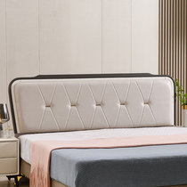 New bedside simple modern single buy soft bag Nordic light luxury backrest board 1 5 meters 1 8 landing net red headboard